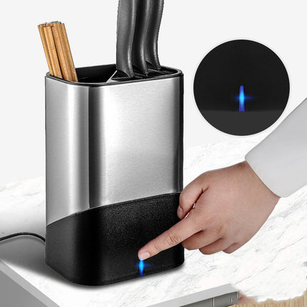Disinfection Knife & Utensils Holder – Ozone Sterilisation with Drain & Drip Tray