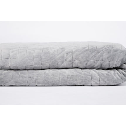 Grey Weighted Blanket – Calming Heavy Blanket for Restful Sleep (10kg / 15kg)