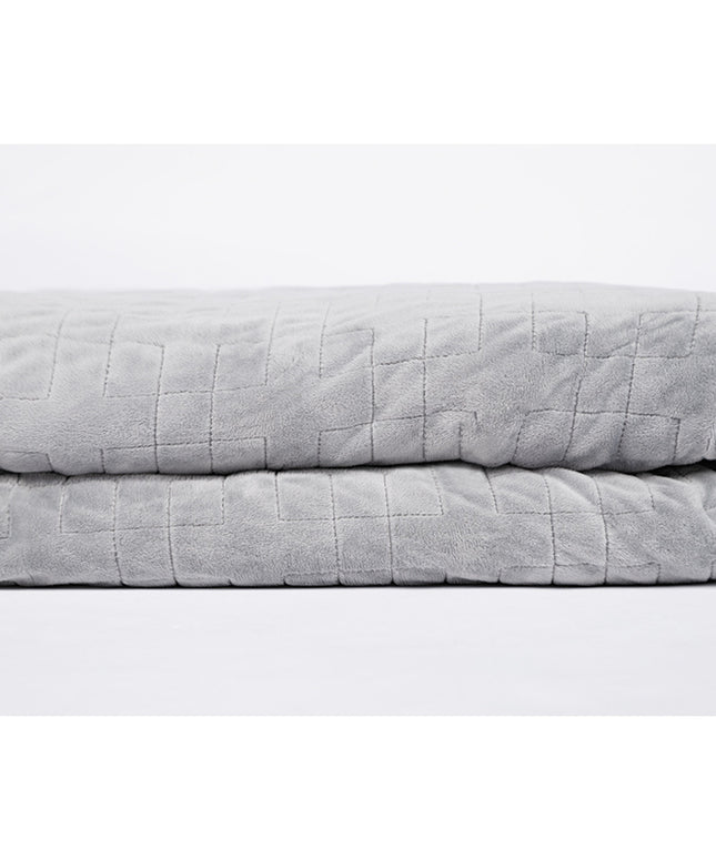 Grey Weighted Blanket – Calming Heavy Blanket for Restful Sleep (10kg / 15kg)