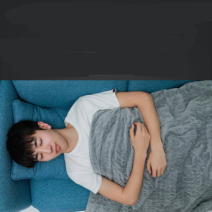 Grey Weighted Blanket – Calming Heavy Blanket for Restful Sleep (10kg / 15kg)