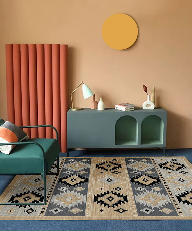 Bohemian Living Room Sofa Carpet | Nordic Folk Style Rug