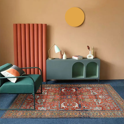 Bohemian Living Room Sofa Carpet | Nordic Folk Style Rug