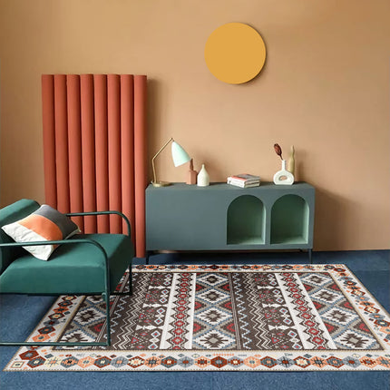 Bohemian Living Room Sofa Carpet | Nordic Folk Style Rug