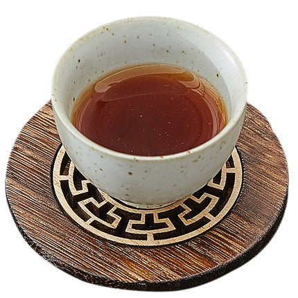 Desk Heat-resistant High-quality Carved Wooden Coaster