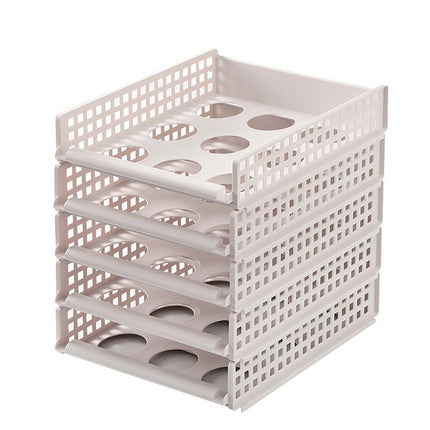 Stackable Drawer Storage Boxes 5 Pack Bedroom Organiser
