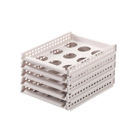 Stackable Drawer Storage Boxes 5 Pack Bedroom Organiser