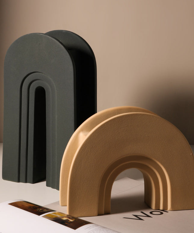 U-Shaped Ceramic Vase | Modern Décor