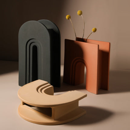 U-Shaped Ceramic Vase | Modern Décor