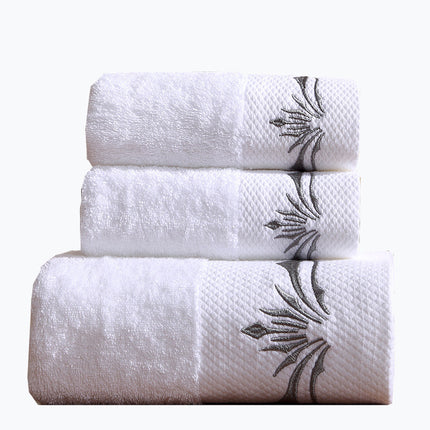 Platinum Forged 3-Piece Cotton Towel Set – Luxury Bath & Face Towels | Ikeame