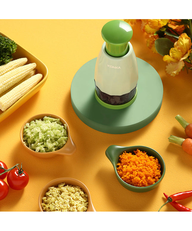 Manual Mini Food Mincer – Perfect for Garlic, Green, Compact | Ikeame