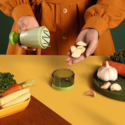 Manual Mini Food Mincer – Perfect for Garlic, Green, Compact | Ikeame
