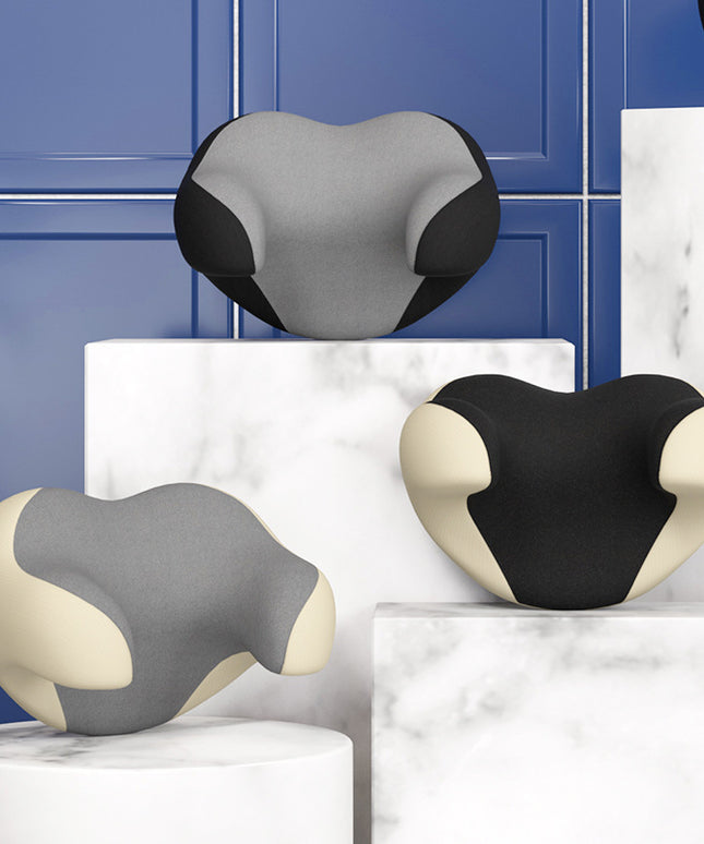 Car U-Shaped Memory Foam Headrest – Neck & Back Support Pillow | Ikeame
