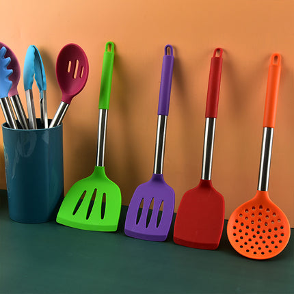 14 Piece Silicone Kitchen Utensil Set | Non Stick Cooking Tools