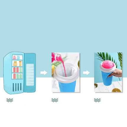 Instant Slushy Maker Cup | DIY Smoothie Ice Cup