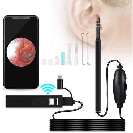 HD Digital 3-in-1 USB In-Ear Endoscope – Ear Wax Cleaning & Multi-Use Inspection Tool