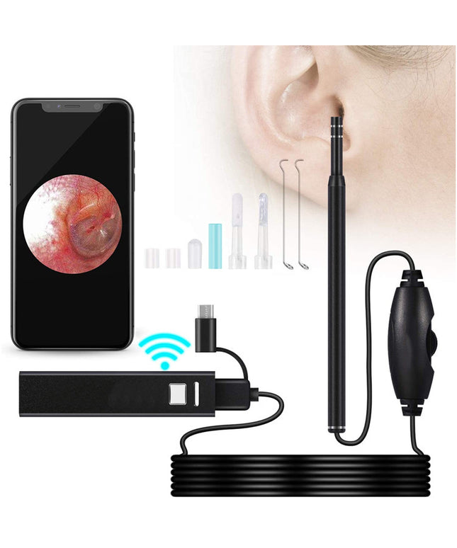 HD Digital 3-in-1 USB In-Ear Endoscope – Ear Wax Cleaning & Multi-Use Inspection Tool