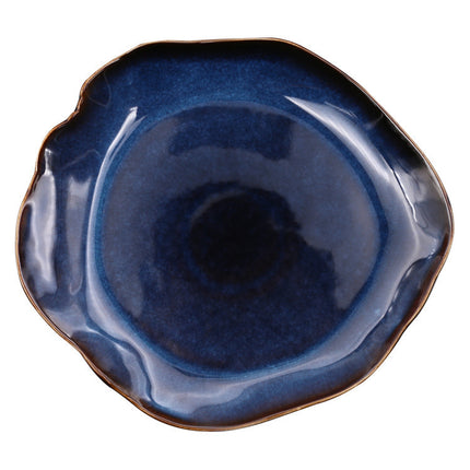 Japanese Style Ceramic Irregular Soup Bowl