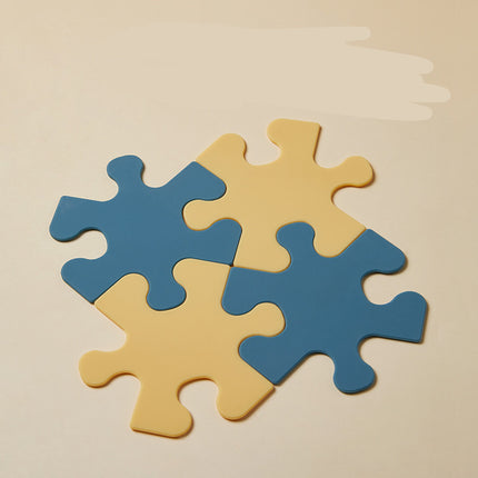 Puzzle Silicone Heat Pad 🧩 – Anti-Scald, Non-Slip, 4 Colours