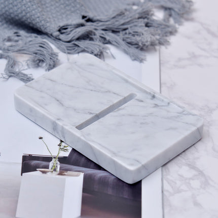Marble Soap Box Creative Decoration Bathroom Toilet Soap Box Drain