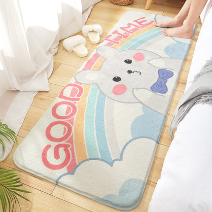 Soft Wool Bedside Mat – 40×120cm | 6 Cartoon/Anime Designs