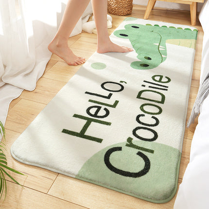 Soft Wool Bedside Mat – 40×120cm | 6 Cartoon/Anime Designs