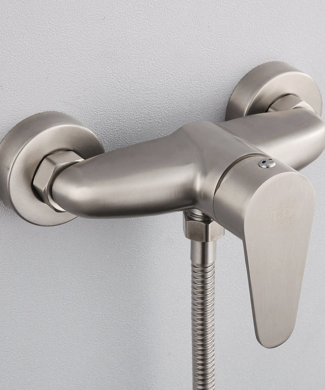 Stainless Steel Shower Faucet – Hot & Cold Mixing Tap | Ikeame