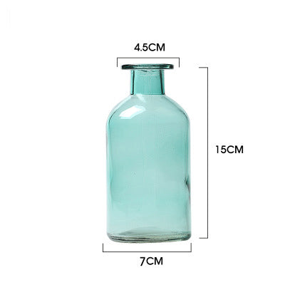 Nordic Glass Vase | Coloured Decorative Flower Vase