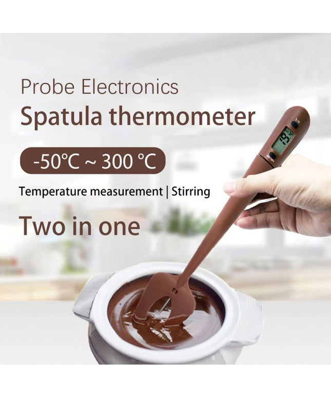 Digital Thermometer Spatula | Cooking & BBQ Temperature Tool