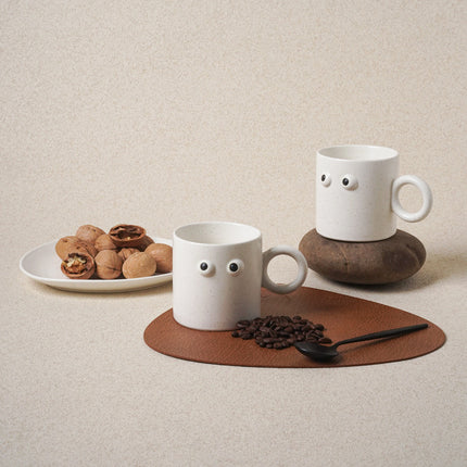 Googly Eyes Mug & Plate Set | Fun Nordic Ceramic Tableware