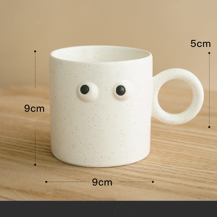 Googly Eyes Mug & Plate Set | Fun Nordic Ceramic Tableware