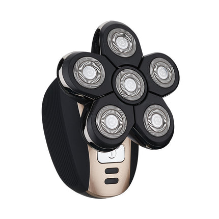 Smart Digital Electric Shaver – Rechargeable 5-Head Grooming Tool | Ikeame