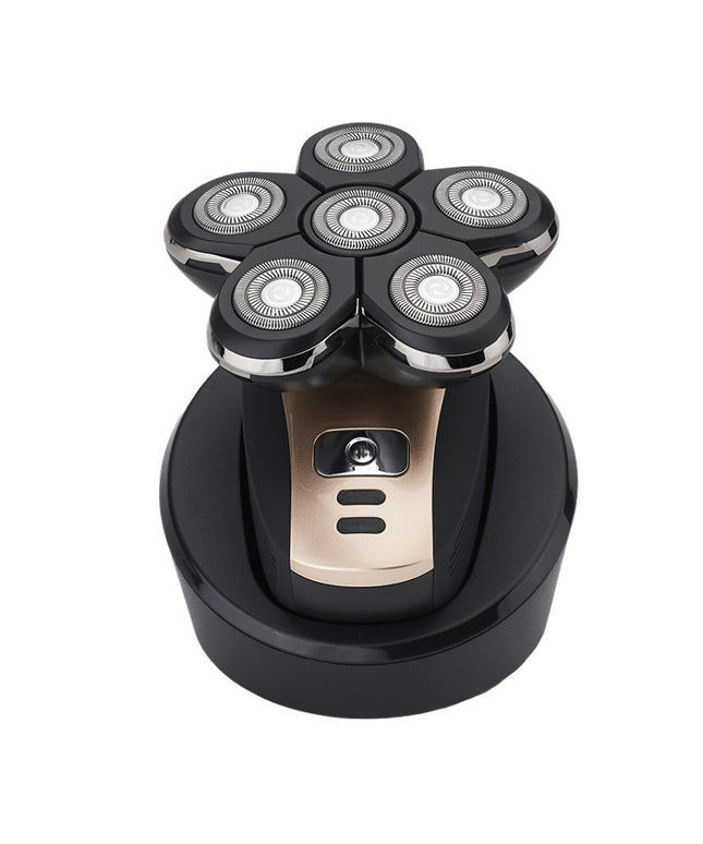 Smart Digital Electric Shaver – Rechargeable 5-Head Grooming Tool | Ikeame