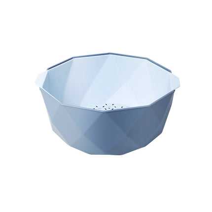 Geometric Multifunctional Double-Layer Storage Basket Household Kitchen Vegetable Washing And Rice Washing Machine