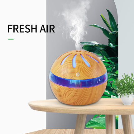 Large Capacity Aroma Diffuser & Humidifier – USB Powered (Coffee / Light Brown)