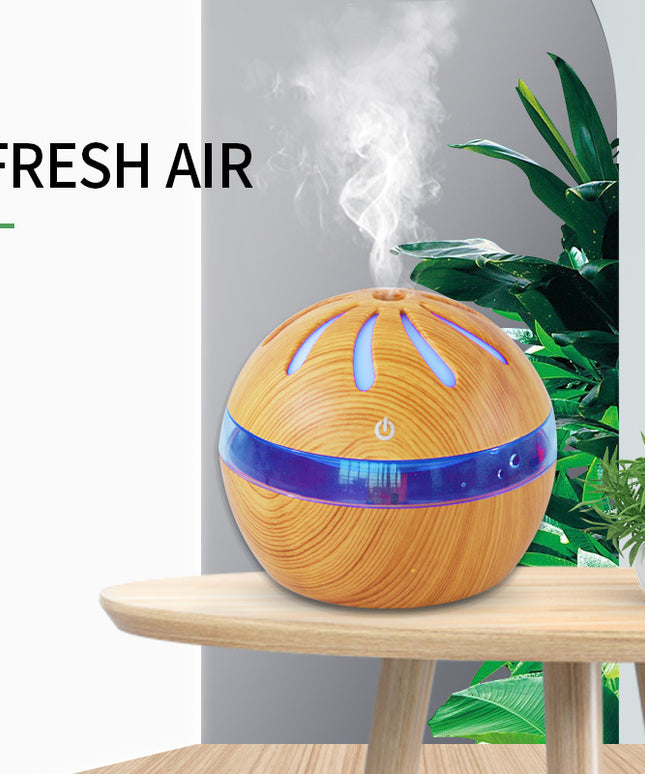 Large Capacity Aroma Diffuser & Humidifier – USB Powered (Coffee / Light Brown)