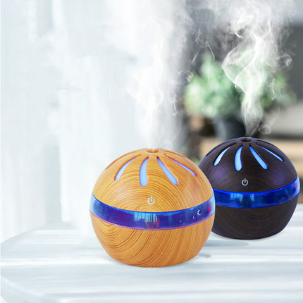 Large Capacity Aroma Diffuser & Humidifier – USB Powered (Coffee / Light Brown)