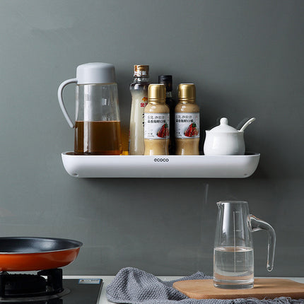Punch-Free Wall-Mounted Storage Rack 🖤✨