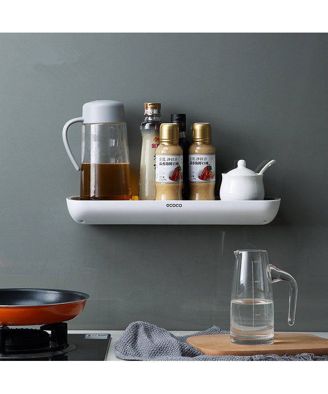 Punch-Free Wall-Mounted Storage Rack 🖤✨