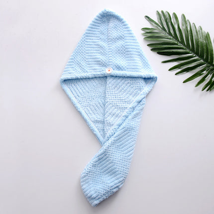 Quick-Dry Microfibre Hair Towel Cap – Absorbent Head Wrap | Ikeame