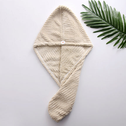 Quick-Dry Microfibre Hair Towel Cap – Absorbent Head Wrap | Ikeame