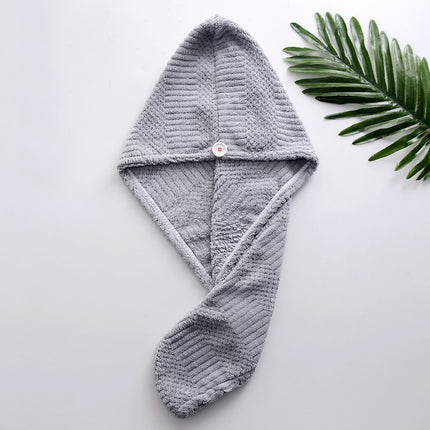 Quick-Dry Microfibre Hair Towel Cap – Absorbent Head Wrap | Ikeame