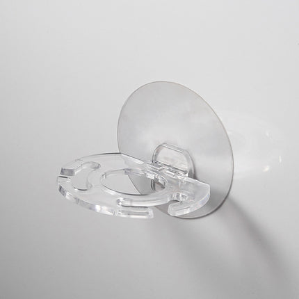Wall-Mounted Circular Toothbrush Holder – Punch-Free Suction | 3 Colours