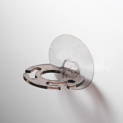 Wall-Mounted Circular Toothbrush Holder – Punch-Free Suction | 3 Colours