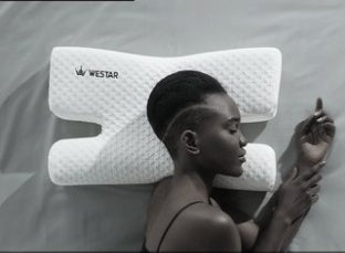 Bamboo Charcoal Memory Foam Beauty Pillow – Side Sleeper Anti-Wrinkle | Ikeame