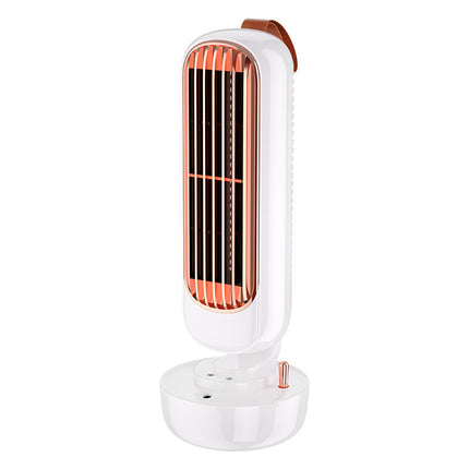 USB Humidification Tower Fan – Portable Bladeless Cooling & Spray Mist Fan | Green, White, Pink