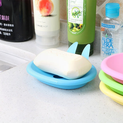 Cute Bunny Double-Layer Soap Box 🐰✨