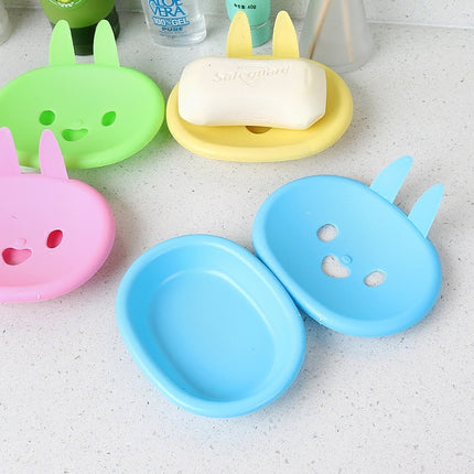 Cute Bunny Double-Layer Soap Box 🐰✨