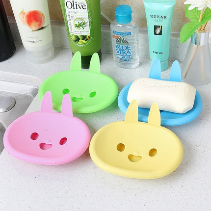 Cute Bunny Double-Layer Soap Box 🐰✨