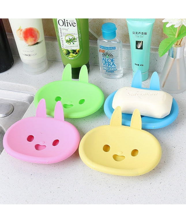 Cute Bunny Double-Layer Soap Box 🐰✨