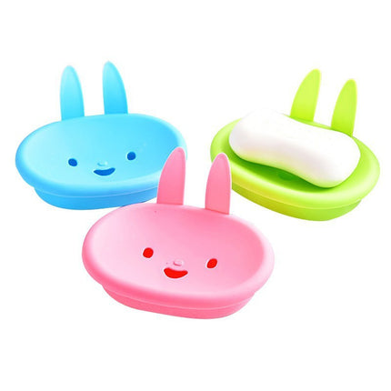 Cute Bunny Double-Layer Soap Box 🐰✨